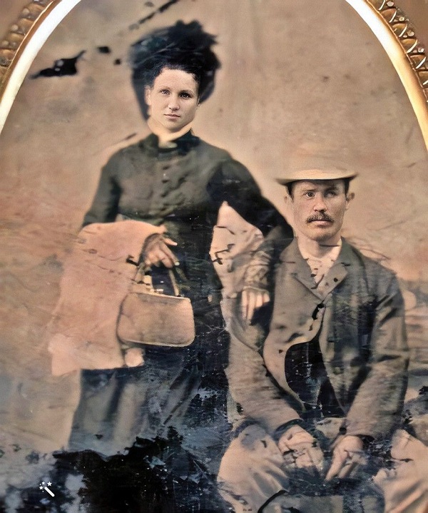 Amelia Nowasky and Lawrence Leier Circa 1883