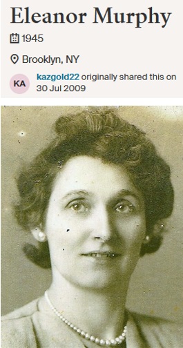 Eleanor Murphy Kazalski 1945