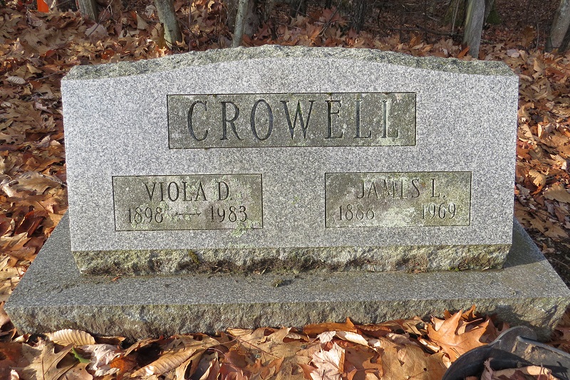 Viola D. Crowell Grave