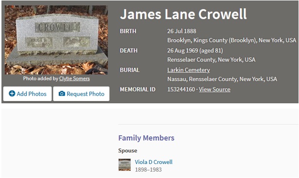 James L. Crowell Cemetery