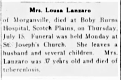Louisa Leier Lanzaro's Obituary
