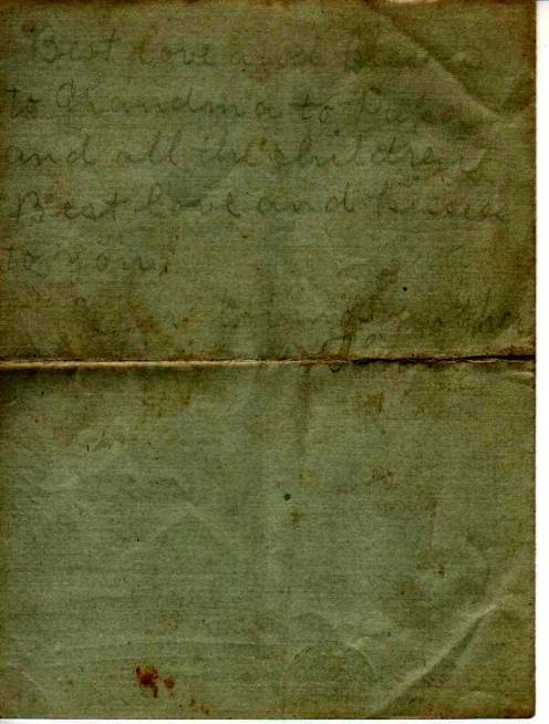 Fourth page of Louisa's fifth letter