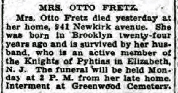 Minnie Leier Fretz's Obituary