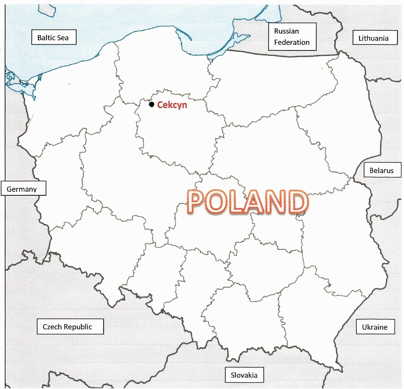 Map of Poland