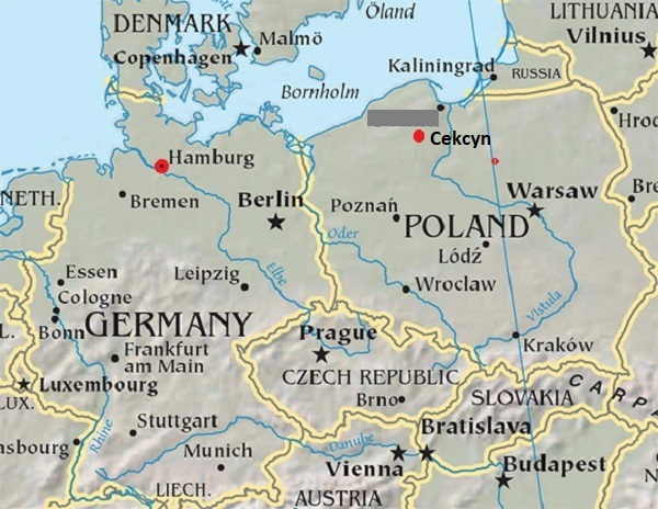 Map of Poland