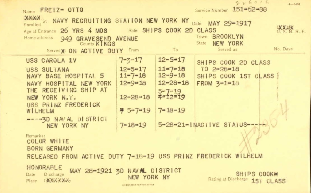 Military Service Record